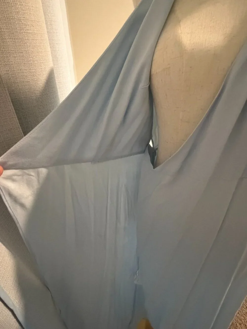 Mickey & Jenny Blue Wrap Maxi Dress M - Boho Coastal Ethically Made - Picture 10 of 11